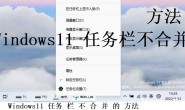 教程:win11任务栏不合并方法 开源免费 仅需0.9M文件ExplorerPatcher